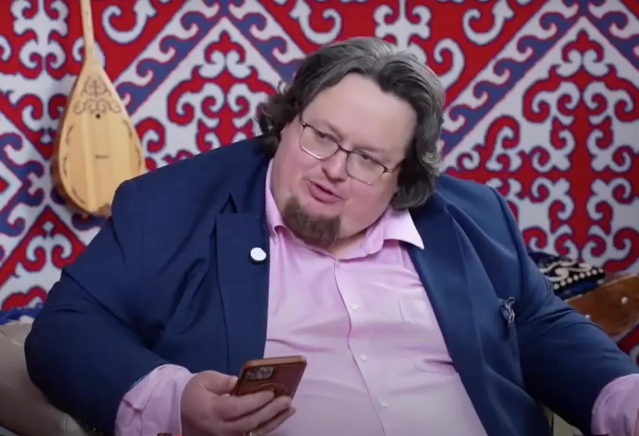 Евгений Питолин в студии телепрограммы